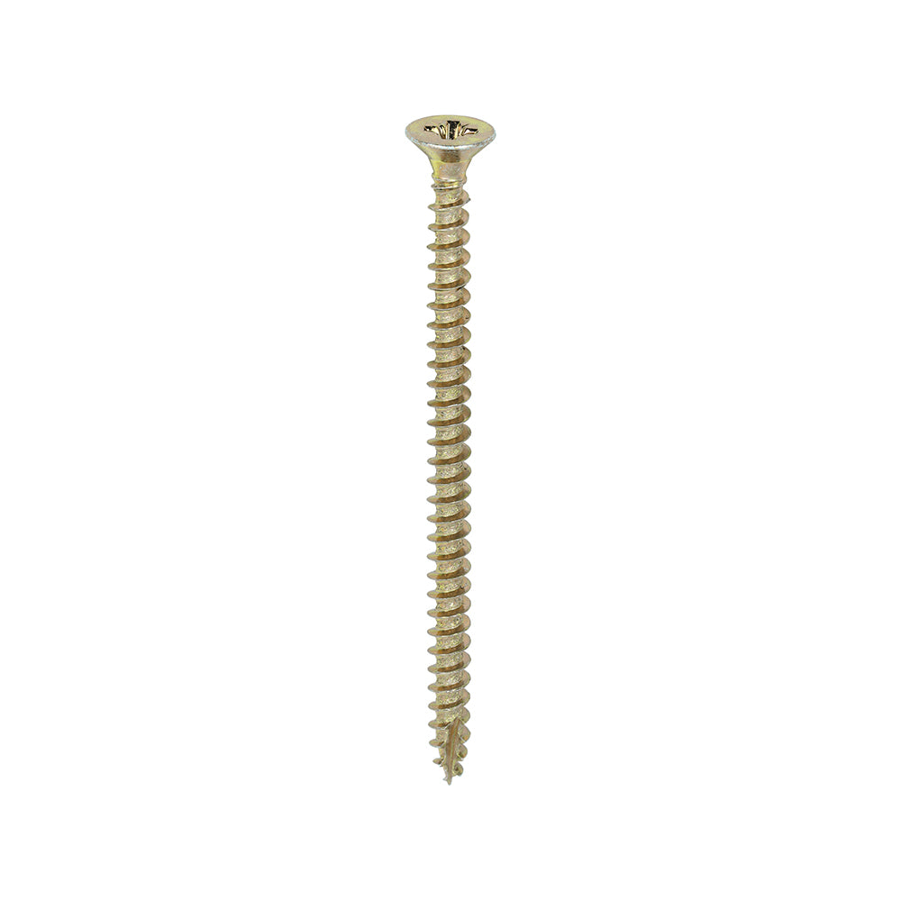 This is an image of Timco - Classic Multi-Purpose Screws - PZ - Double Countersunk - Yellow 4.5 x 70mm - (200 PCS Box) 45070CLAF