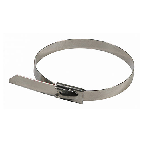 This is an image of Timco - Cable Ties - Stainless Steel 4.6 x 152mm - (100 PCS Bag) 46152CTSS