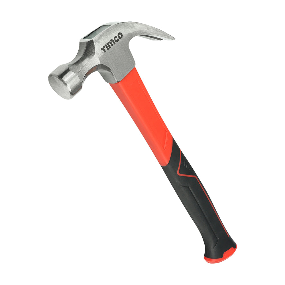 This is an image of Timco - Claw Hammer - Fibreglass Handle 20oz (1 Each Unit) 468121