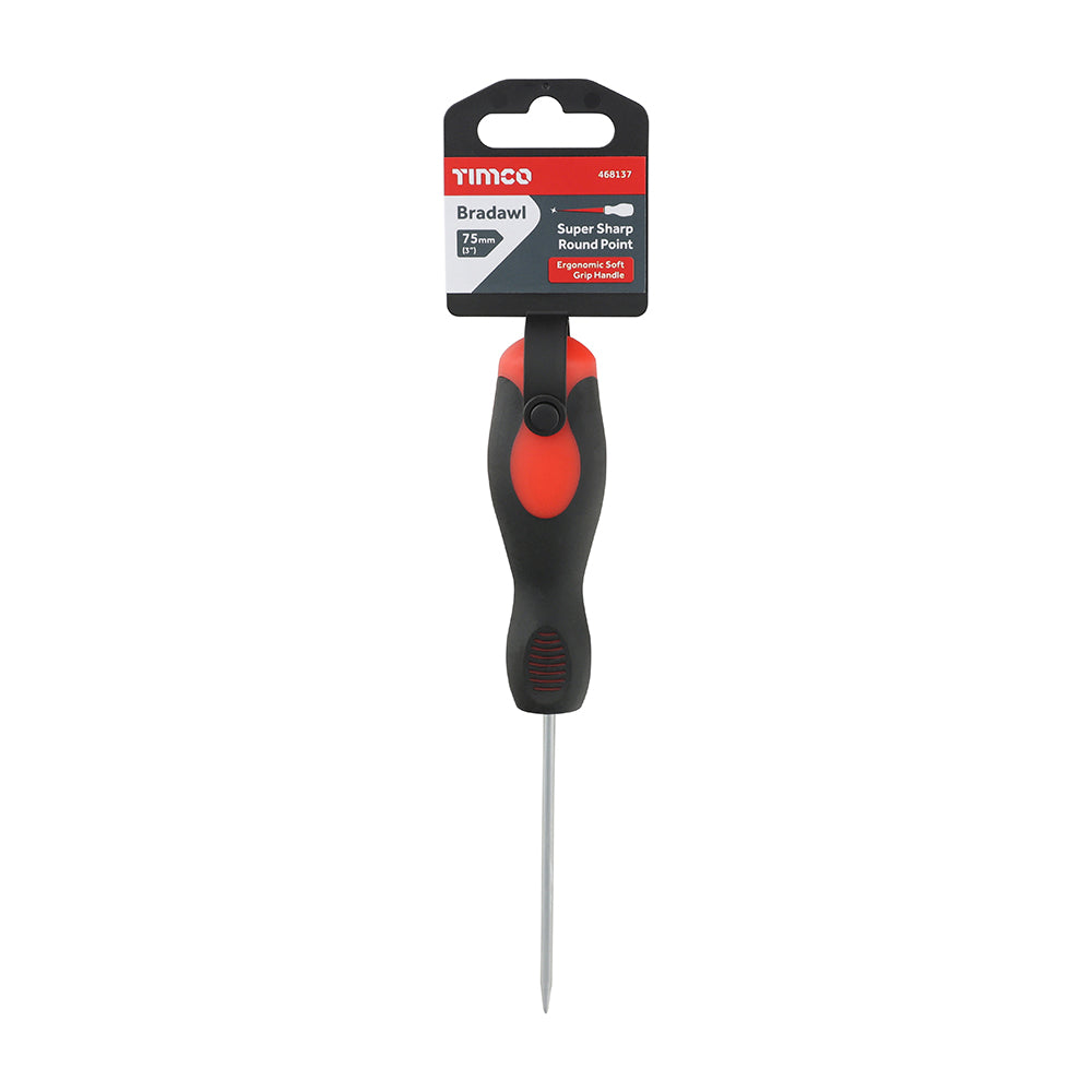 This is an image of Timco - Bradawl 75mm (1 Each Clip) 468137