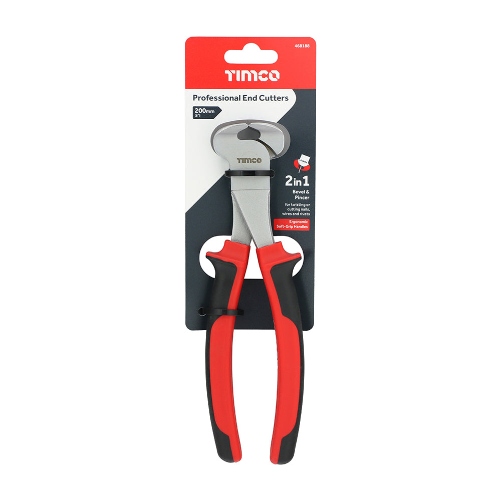 This is an image of Timco - Professional End Cutters 8" (1 Each Backing Card) 468188