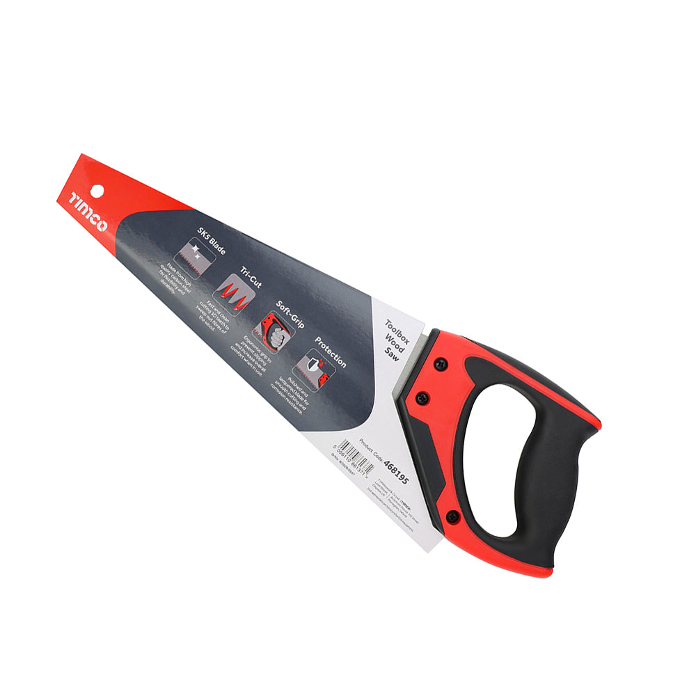 This is an image of Timco - Toolbox Wood Saw 14" (1 Each Unit) 468195