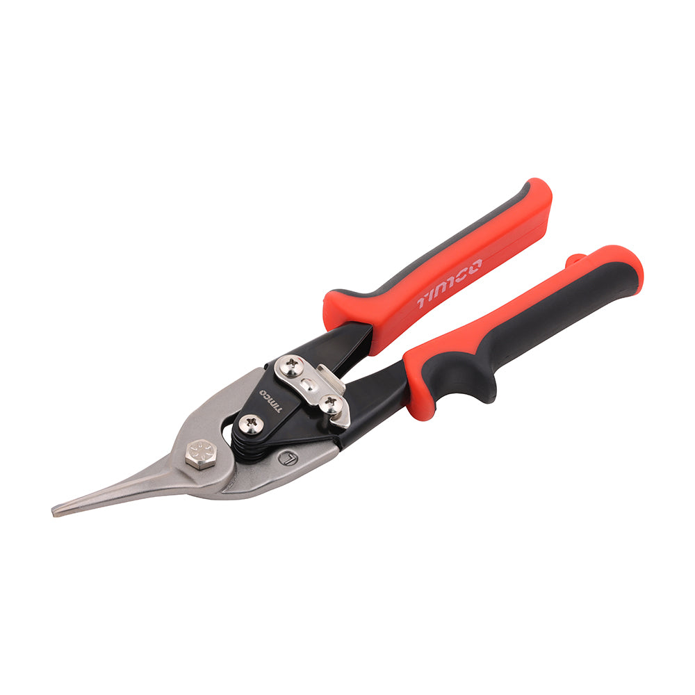 This is an image of Timco - Aviation Snips - Left 250mm (1 Each Backing Card) 468455