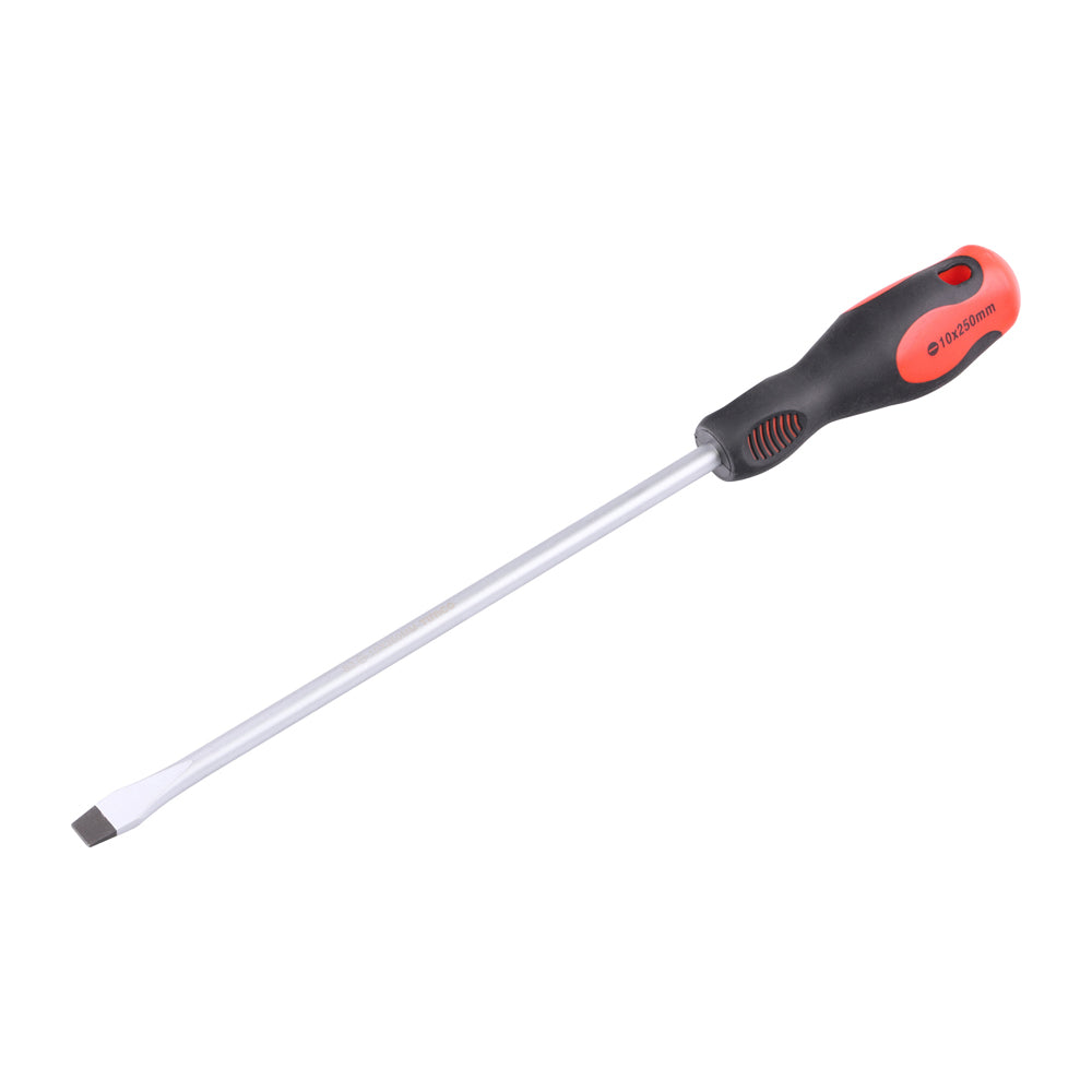 This is an image of Timco - Screwdriver - Slotted 10.0 x 1.6 x 250mm (1 Each Clip) 468682