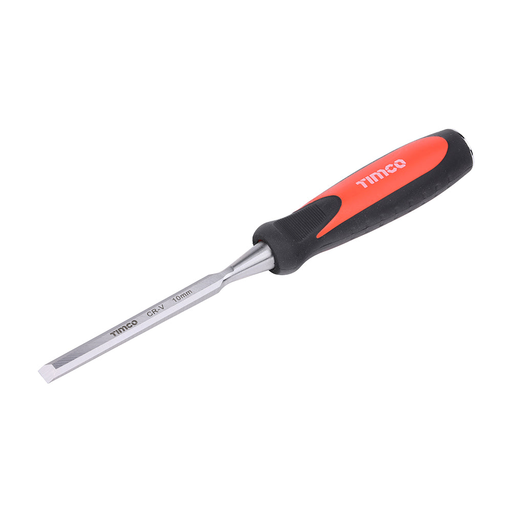 This is an image of Timco - Bevel Edge Wood Chisel 10mm (1 Each Clip) 468755