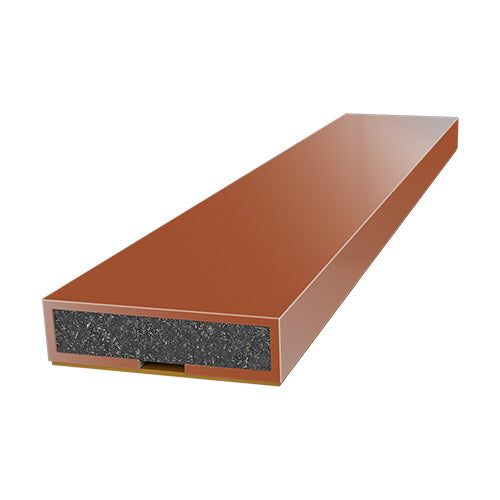 This is an image of Timco - Intumescent Fire Only Seals - Door Pack - Brown 10 x 4 x 1050mm (5 Pieces Bag) 487284