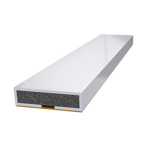 This is an image of Timco - Intumescent Fire Only Seals - Door Pack - White 15 x 4 x 1050mm (5 Pieces Bag) 487661