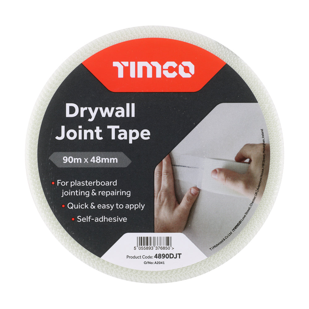 This is an image of Timco - Drywall Joint Tape 90m x 48mm (1 Each Roll) PCS4890DJT