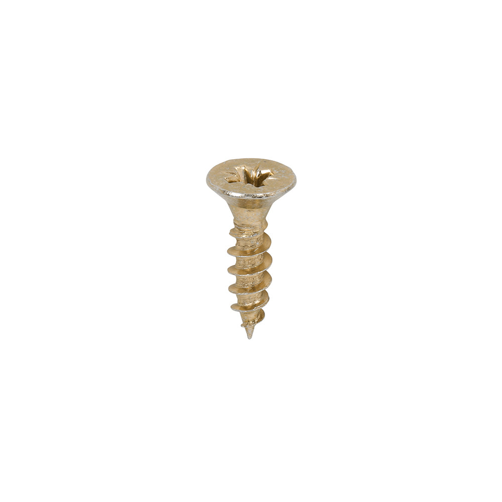 This is an image of Timco - Classic Multi-Purpose Screws - PZ - Double Countersunk - Yellow 5.0 x 20mm - (200 PCS Box) 50020CLAF
