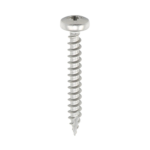 This is an image of Timco - Classic Multi-Purpose Screws - PZ - Pan Head - A2 Stainless Steel 5.0 x 50mm - (200 PCS Box) 50050CLAPSS