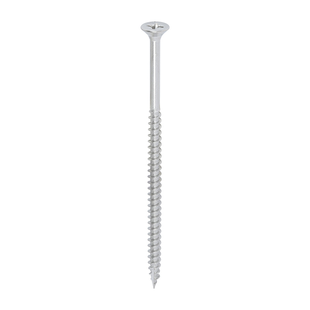 This is an image of Timco - Classic Multi-Purpose Screws - PZ - Double Countersunk - A2 Stainless Steel 5.0 x 100mm - (100 PCS Box) 50100CLASS