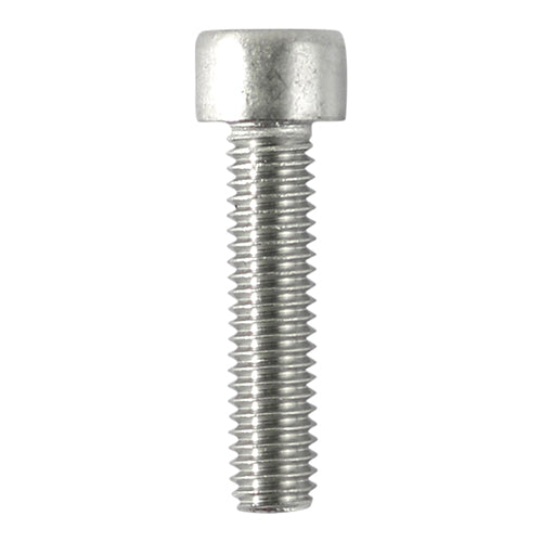 This is an image of Timco - Socket Screws - Cap - A2 Stainless Steel M5 x 20mm - (10 PCS Bag) 520CAPSSX