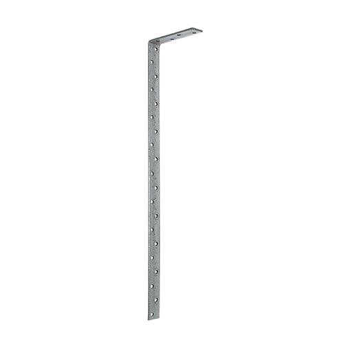 This is an image of Timco - Restraint Straps - Light Duty - Bent - Galvanised 500/100mm 600BRSL