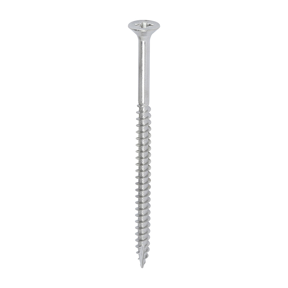 This is an image of Timco - Classic Multi-Purpose Screws - PZ - Double Countersunk - A2 Stainless Steel 6.0 x 100mm - (100 PCS Box) 60100CLASS