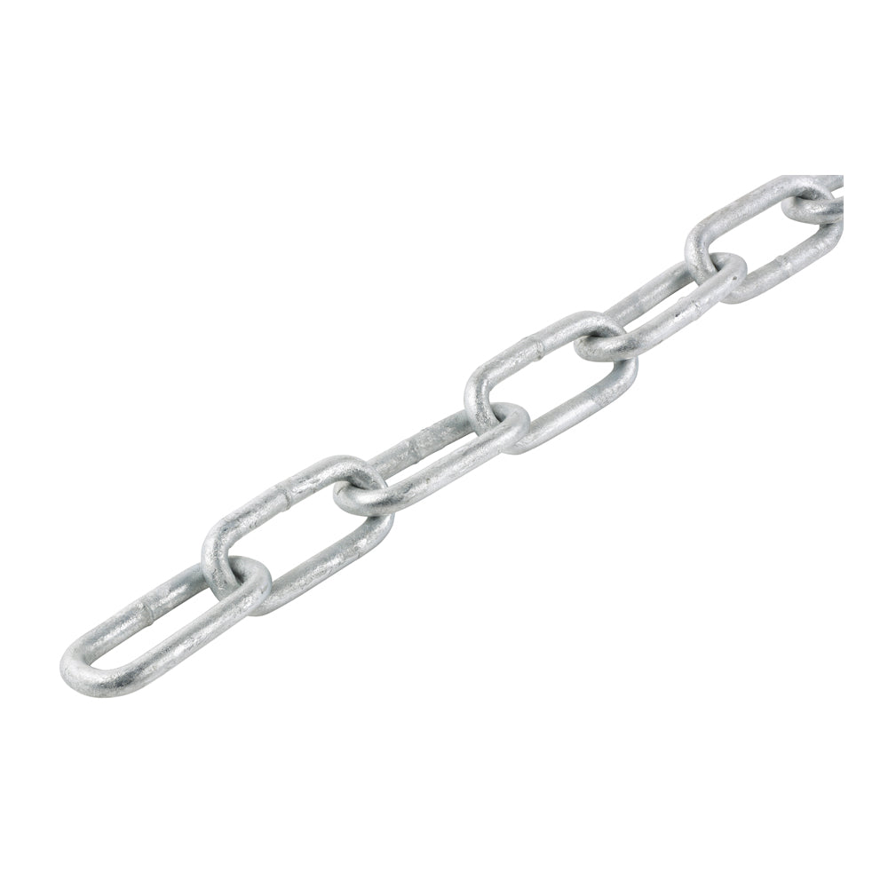 This is an image of Timco - Welded Link Chain - Hot Dipped Galvanised 6 x 42 x 12mm (10m) (1 Each Box) 642HDGC10