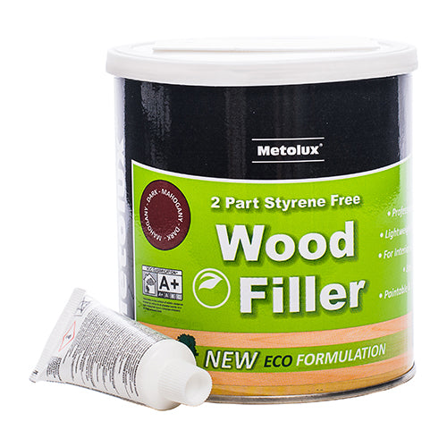 This is an image of Timco - Metolux 2 Part Styrene Free Wood Filler - Light Oak 770ml (1 Each Tin) 65441