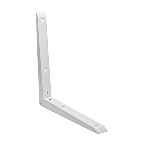 This is an image of Timco - Mitred Shelf Bracket - White 300 x 300mm (1 Each Unit) 712005