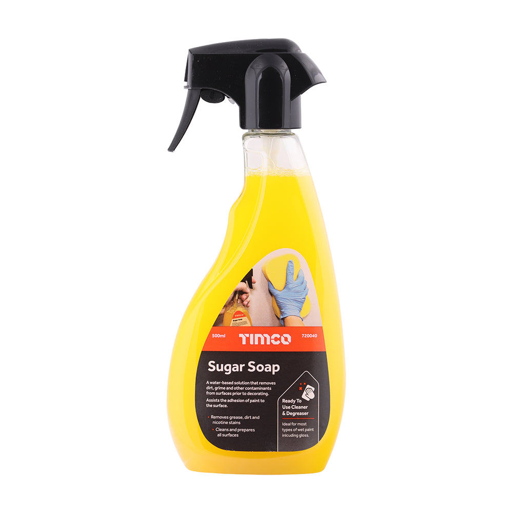 This is an image of Timco - Sugar Soap Ready To Use Spray 500ml (1 Each Bottle) 720040