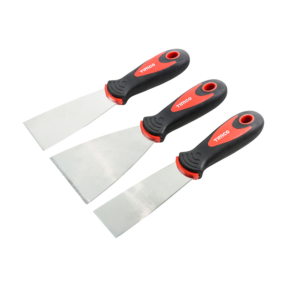 This is an image of Timco - Decorators Knives Set 3pcsmm (3 Pieces Box) 720741
