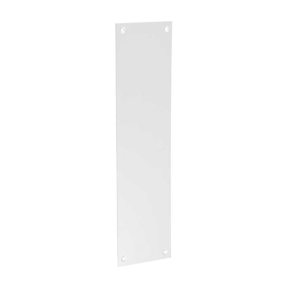 This is an image of Timco - Finger Plate - Satin Anodised Aluminium 305 x 76 (1 Each Bag) 725137BX