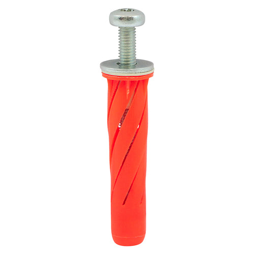 This is an image of Timco - Stella Fixings - TX - Pan - Red M5 x 80mm - (4 PCS TIMpac) 725146