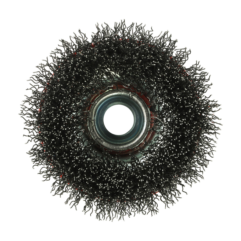 This is an image of Timco - Angle Grinder Cup Brush - Crimped Steel Wire 75mm (1 Each Blister Pack) 75TCC
