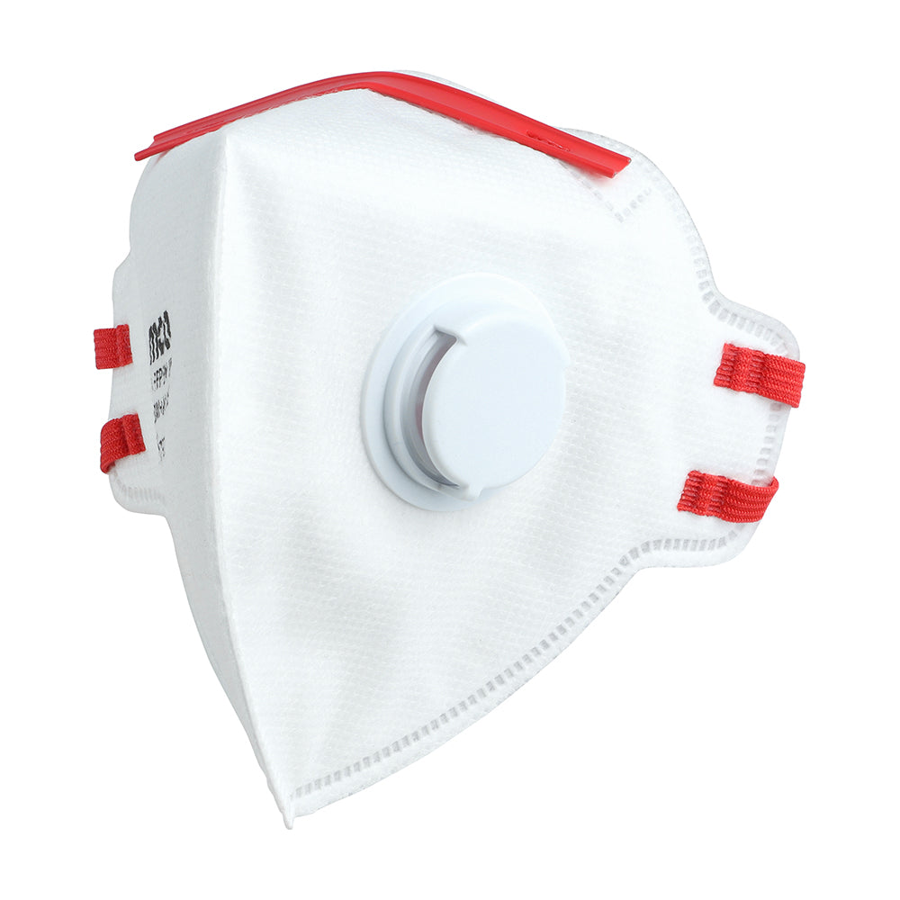 This is an image of Timco - FFP3 Fold Flat Masks with Valve One Size (3 Pieces Bag) 770008
