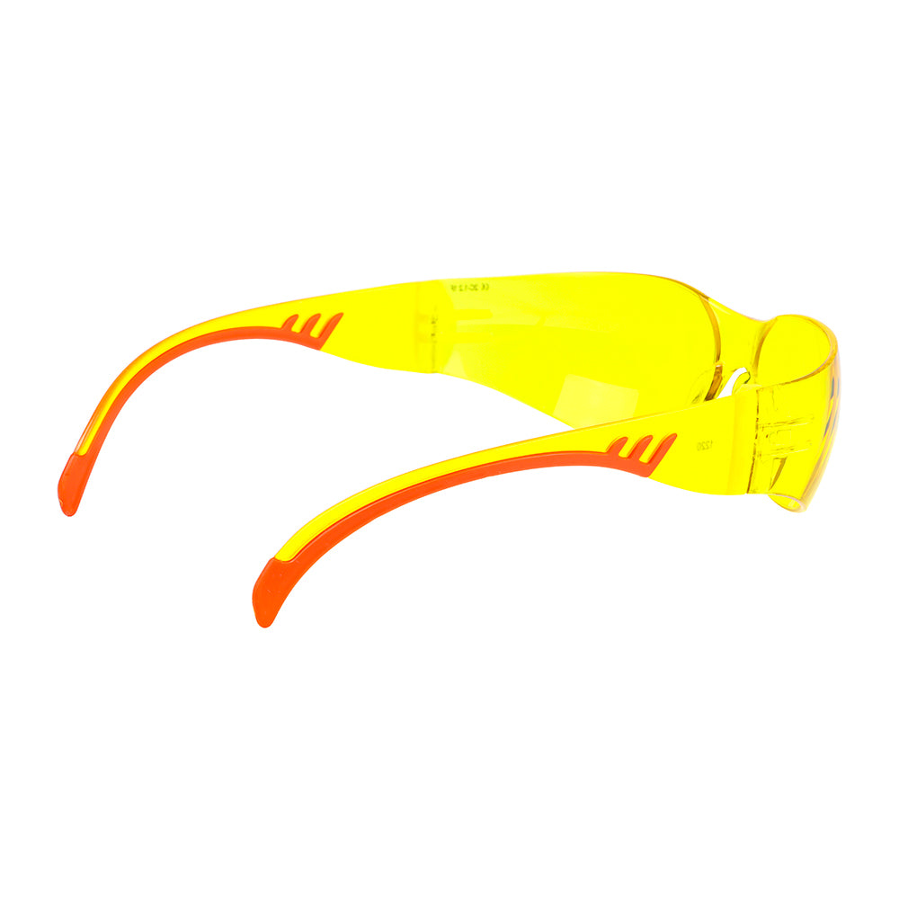 This is an image of Timco - Comfort Safety Glasses - Amber One Size (1 Each Bag) 770010