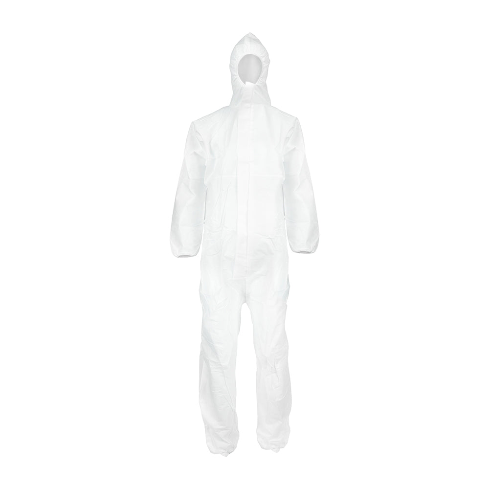 This is an image of Timco - Cat III Type 5/6 Coverall - High Risk Protection - White XXX Large (1 Each Bag) 770229