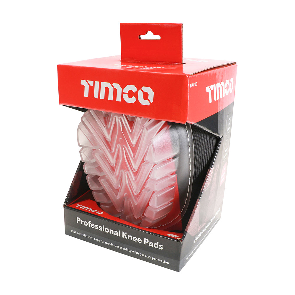 This is an image of Timco - Professional Knee Pads One Size (1 Pairs Box) 770789