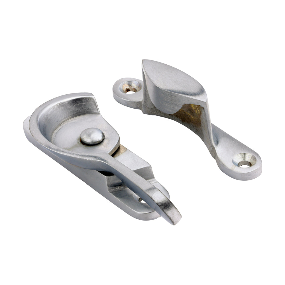 This is an image of Timco - Fitch Pattern Sash Fastener - Satin Chrome 68 x 14 (1 Each TIMpac) 949304P