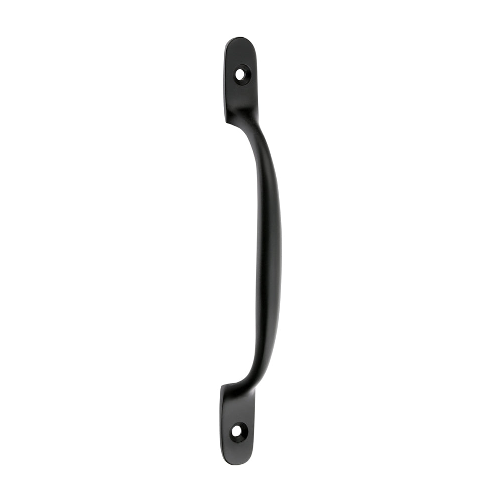 This is an image of Timco - Traditional Pattern Sash Pull Handle - Matt Black 160mm (1 Each TIMpac) 949305P