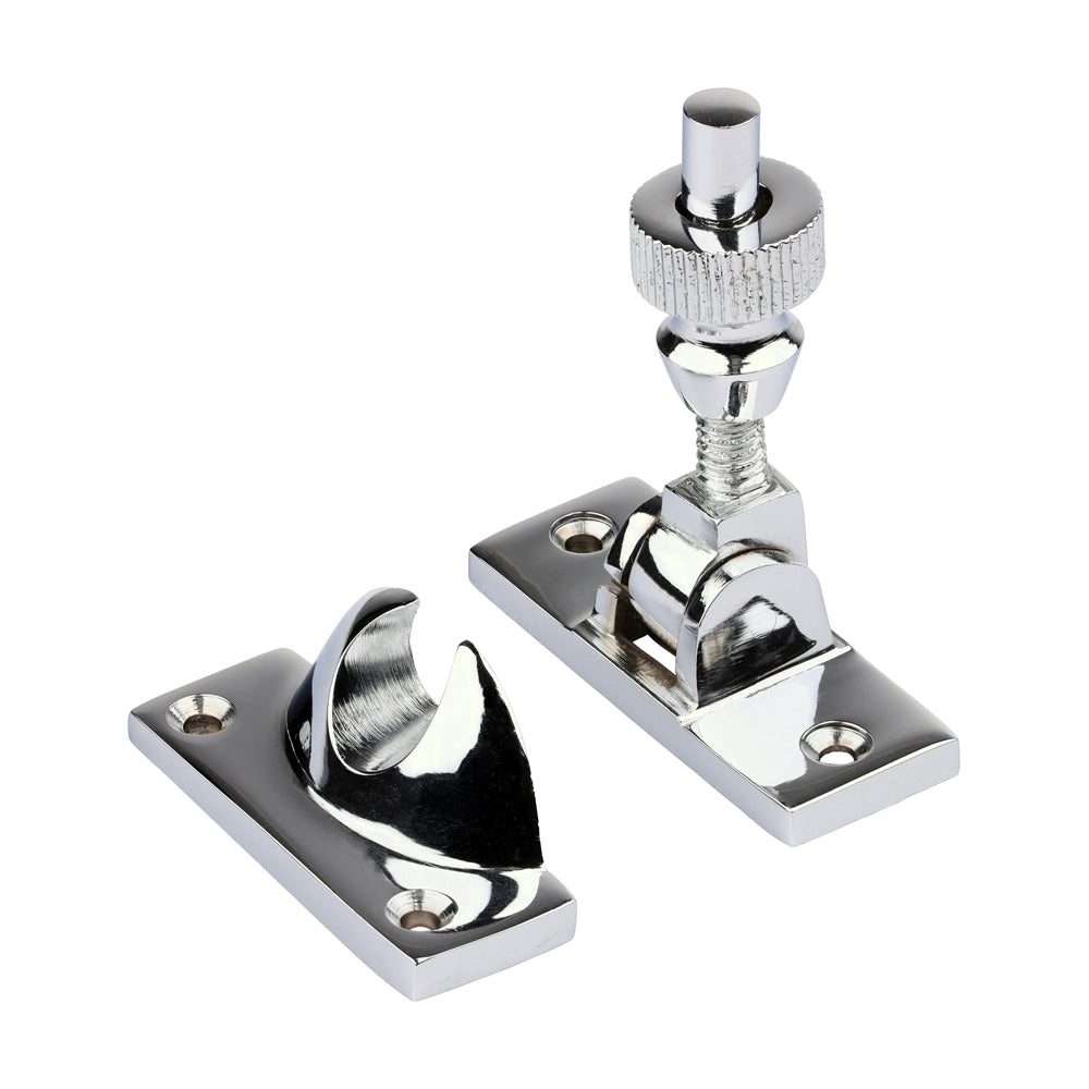 This is an image of Timco - Brighton Pattern Sash Fastener - Polished Chrome 57 x 22 (1 Each Bag) 949612