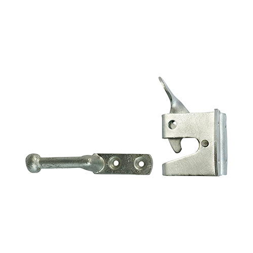 This is an image of Timco - Automatic Gate Latch - Hot Dipped Galvanised 2" (1 Each Plain Bag) AGLMGB