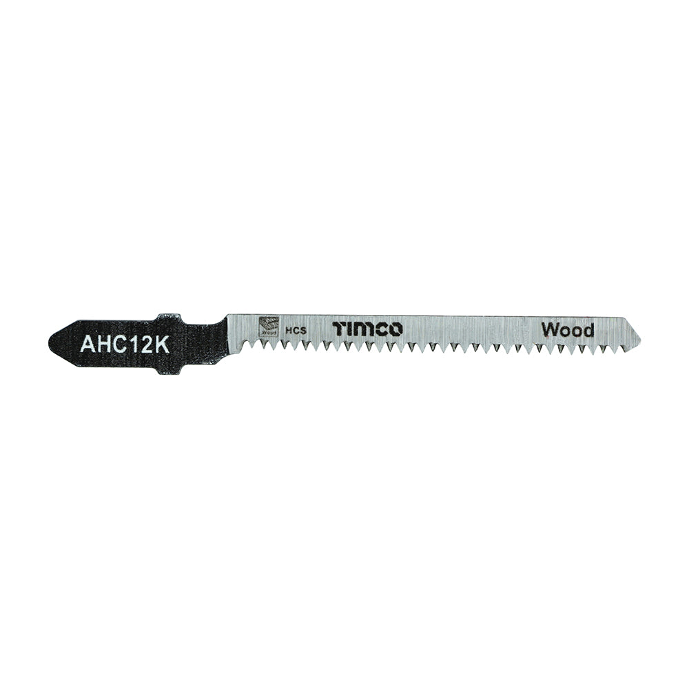 This is an image of Timco - Jigsaw Blades - Wood Cutting - HCS Blades - T101AO T101AO (5 Pieces Pack) AHC12K