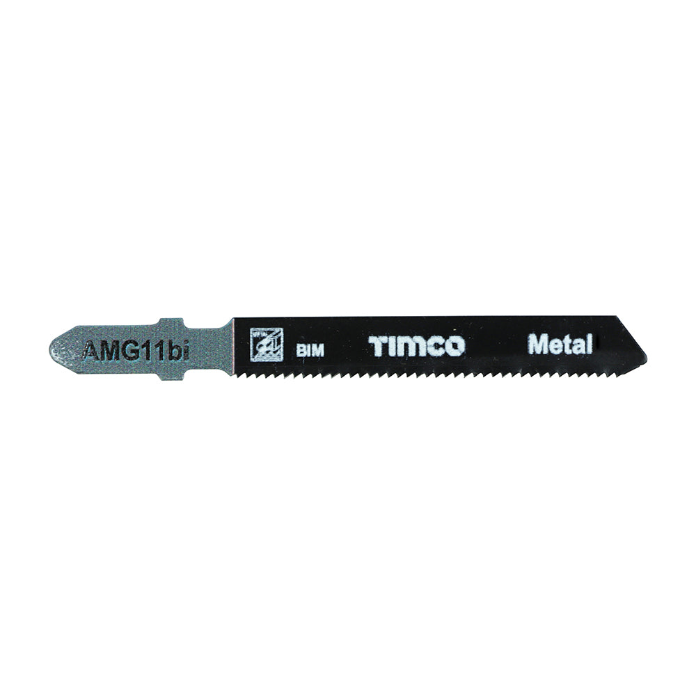 This is an image of Timco - Jigsaw Blades - Metal Cutting - Bi-Metal Blades - T118AF T118AF (5 Pieces Pack) AMG11BI
