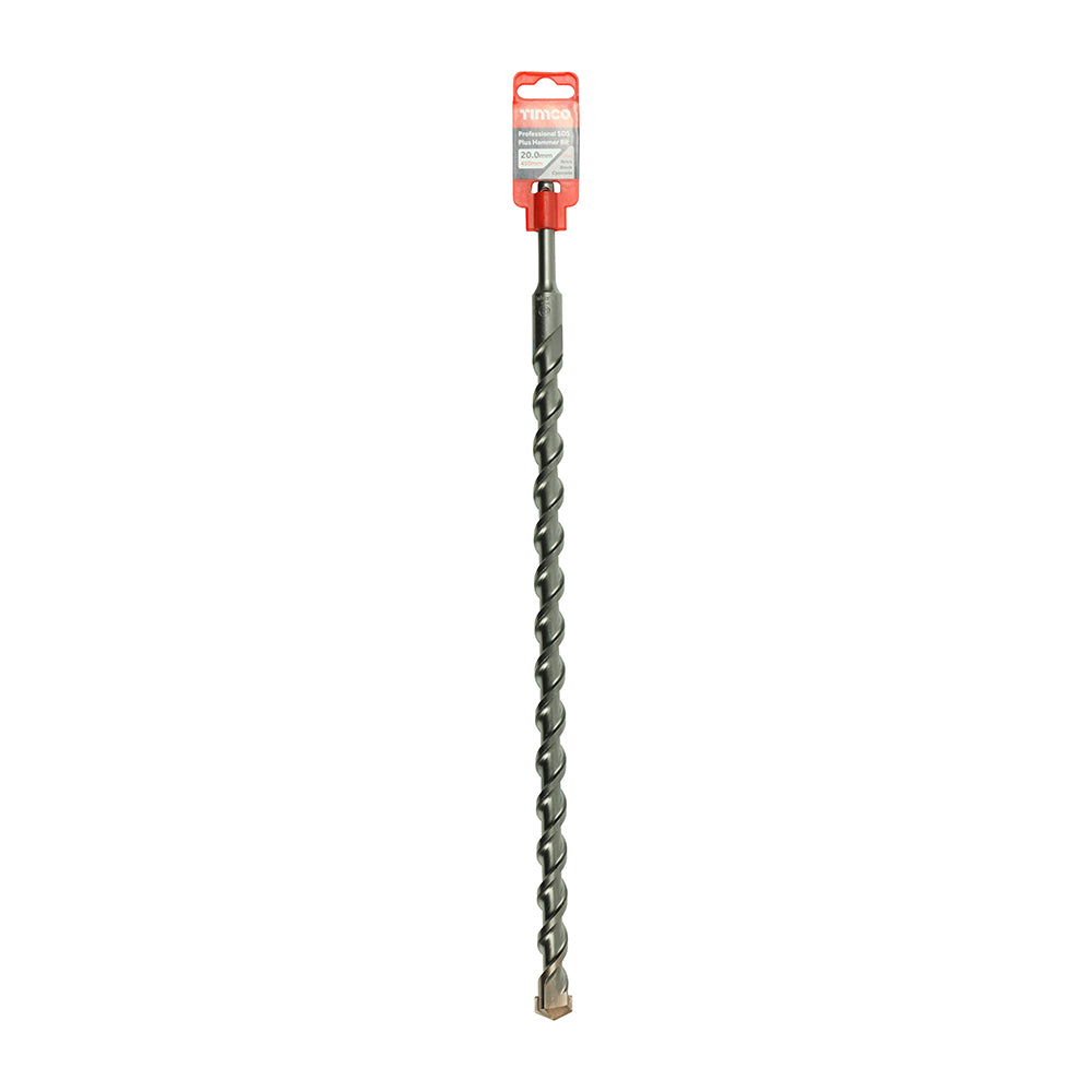 This is an image of Timco - Professional SDS Plus Hammer Bit 20.0 x 450 (1 Each Clip) AP20450