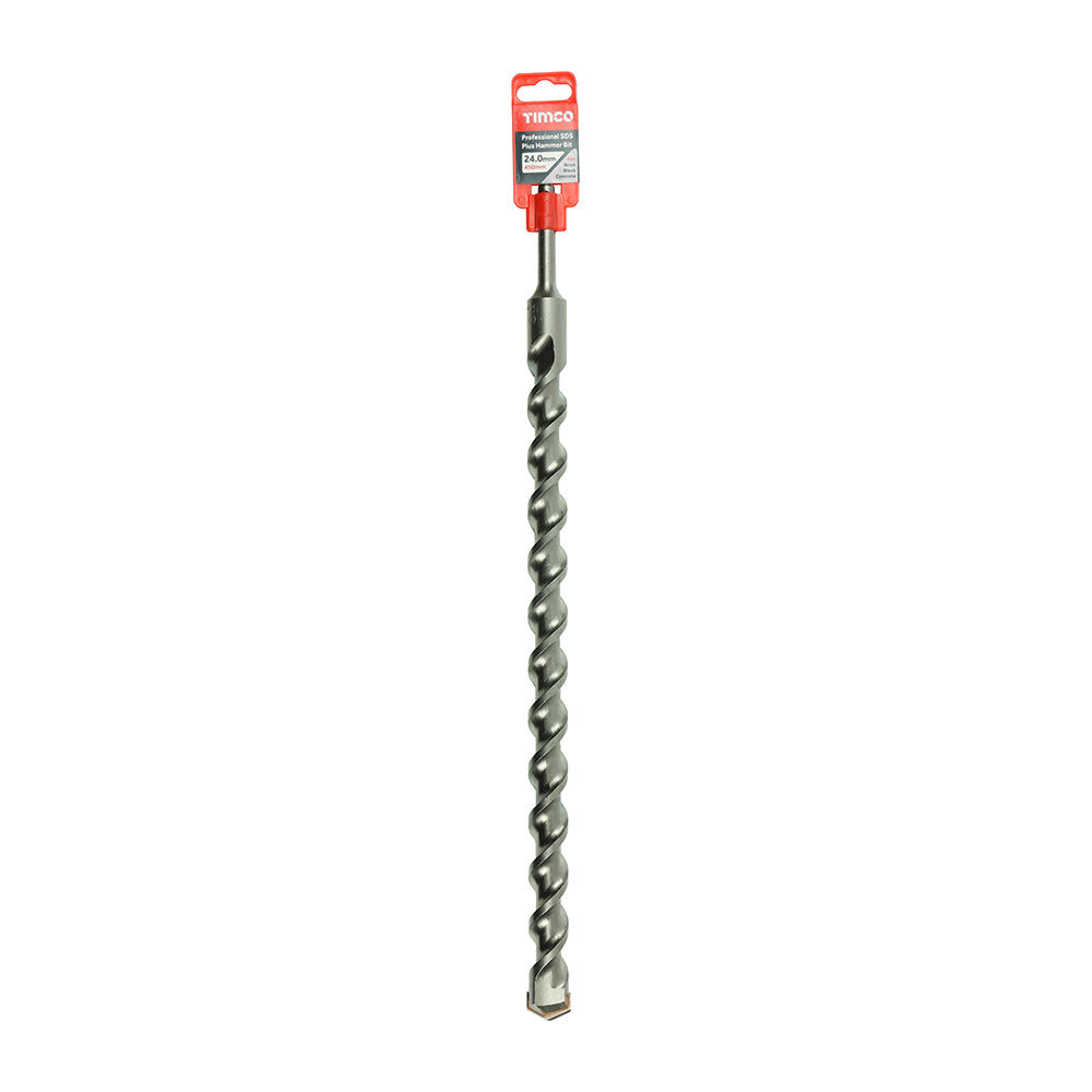 This is an image of Timco - Professional SDS Plus Hammer Bit 24.0 x 450 (1 Each Clip) AP24450