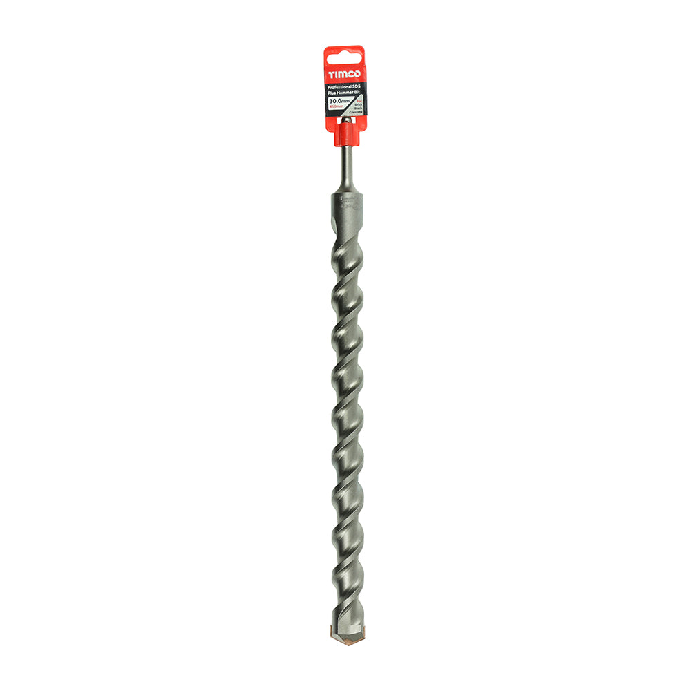 This is an image of Timco - Professional SDS Plus Hammer Bit 30.0 x 450 (1 Each Clip) AP30450