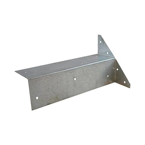 This is an image of Timco - Arris Rail Brackets - Galvanised 225mm ARS225