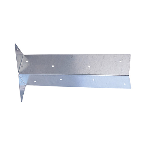 This is an image of Timco - Arris Rail Brackets - Galvanised 300mm ARS300