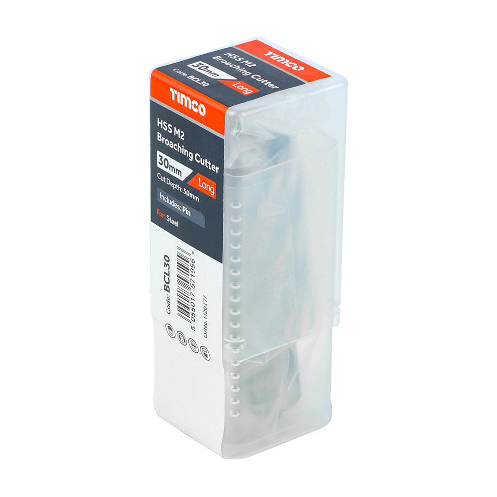 This is an image of Timco - Broaching Cutter - Long 30 x 50 (1 Each Tube) BCL30