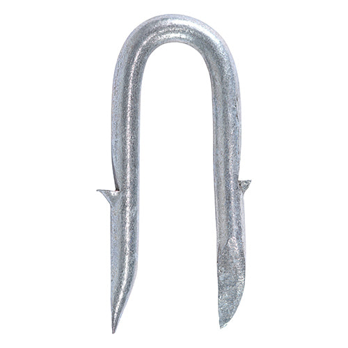 This is an image of Timco - Barbed Staples - Galvanised 40 x 4.00mm (1 Kg TIMbag) BS40B