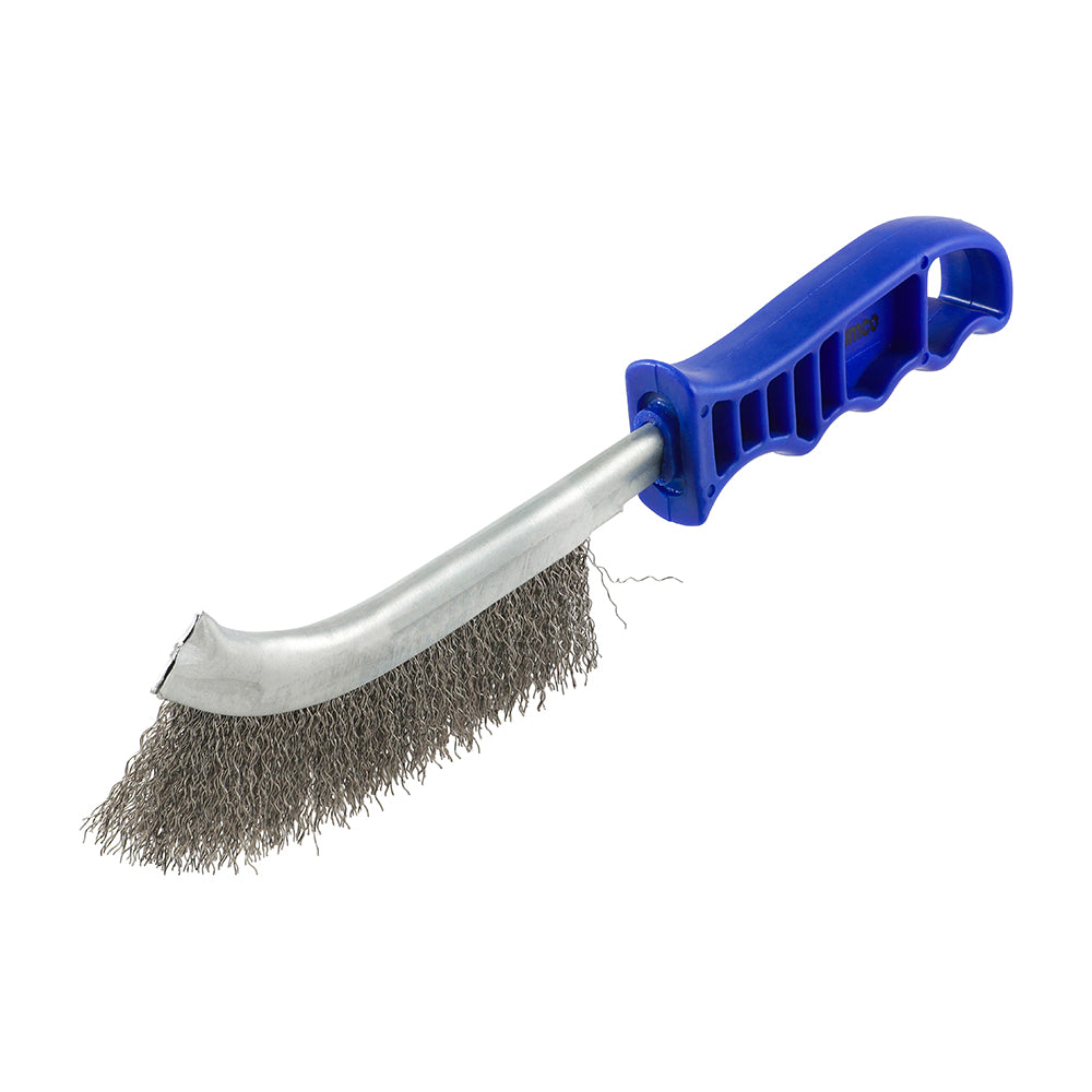 This is an image of Timco - Wire Hand Brush - Stainless Steel 255mm (1 Each Unit) BWHB