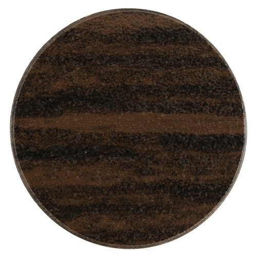 This is an image of Timco - Self-Adhesive Cover Caps - African Hardwood 13mm - (112 PCS Pack) COVERAH13