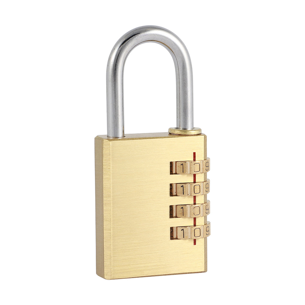 This is an image of Timco - Brass Combi Padlock 38mm (1 Each Blister Pack) CP38
