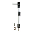 This is an image of Timco - Garage Drop Down Bolt - Black 18" (1 Each Plain Bag) DDB18BB