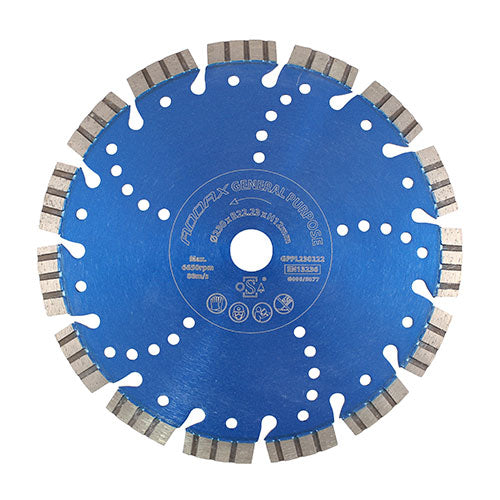 This is an image of Timco - Premium Diamond Blade - Turbo Segmented 115 x 22.2 (1 Each Box) GPPL115222