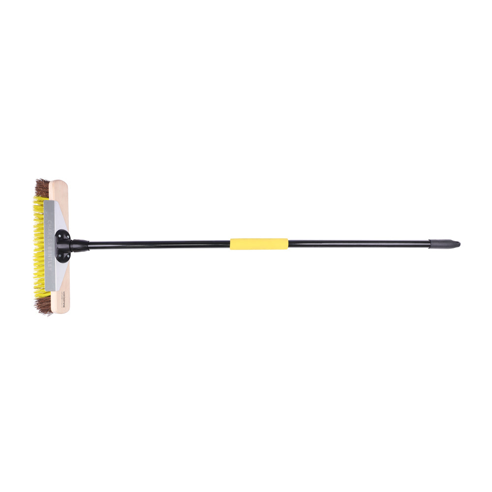 This is an image of Timco - Bulldozer Heavy Duty Wooden Utility Broom & Handle 16" HQCD16BAYC4