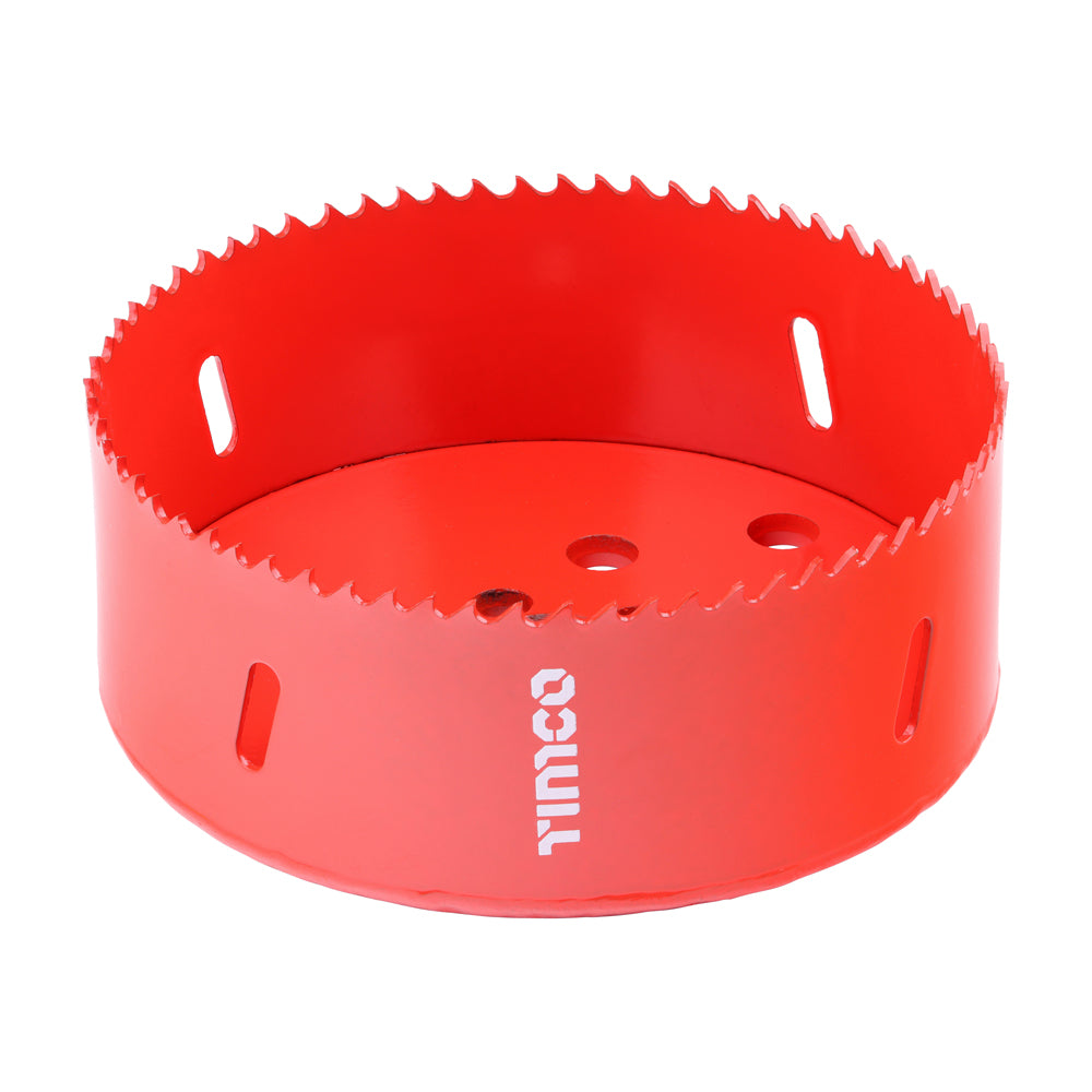 This is an image of Timco - Holesaw - Variable Pitch 114mm (1 Each Clamshell) HS114